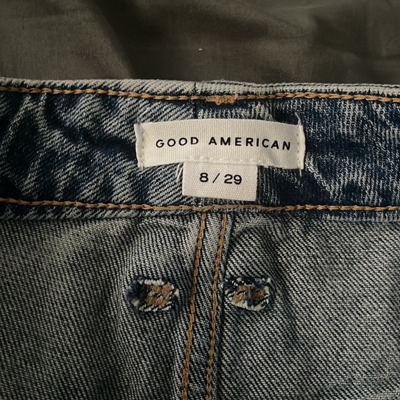 Good American Good Curve Jean Shorts - Picture 5 of 6